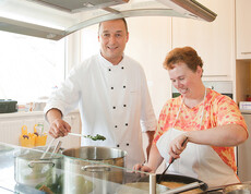 Frisches Mittagessen in der Wohngruppe