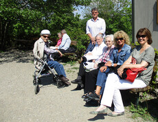 Ausflug mit Freiwilligen der Uniqa und BewohnerInnen aus dem Haus St. Klemens am Social Day 