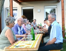 Feier im Garten