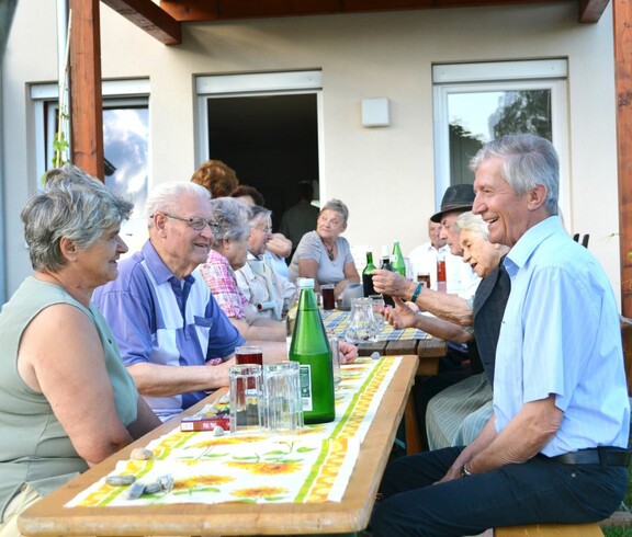 Feier im Garten