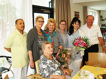 Maria Wögerer feierte ihren 90. Geburtstag im Haus St. Teresa